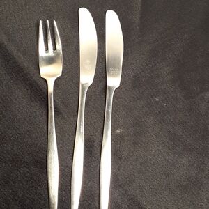 Dansk Stainless Steel Flatware - Silver Fork & Knives Set